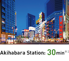 Akihabara Station: 30min※2