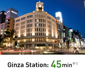 Ginza Station: 45min※5